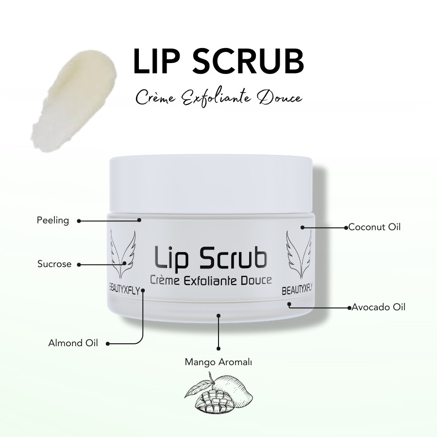 LIP SCRUB Crème Exfoliante Douce - 1