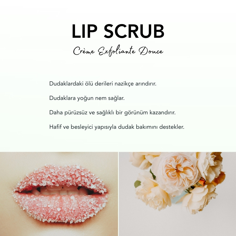 LIP SCRUB Crème Exfoliante Douce - 3