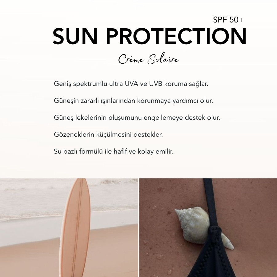 SUN PROTECTION Crème Solaire SPF 50+ - 3